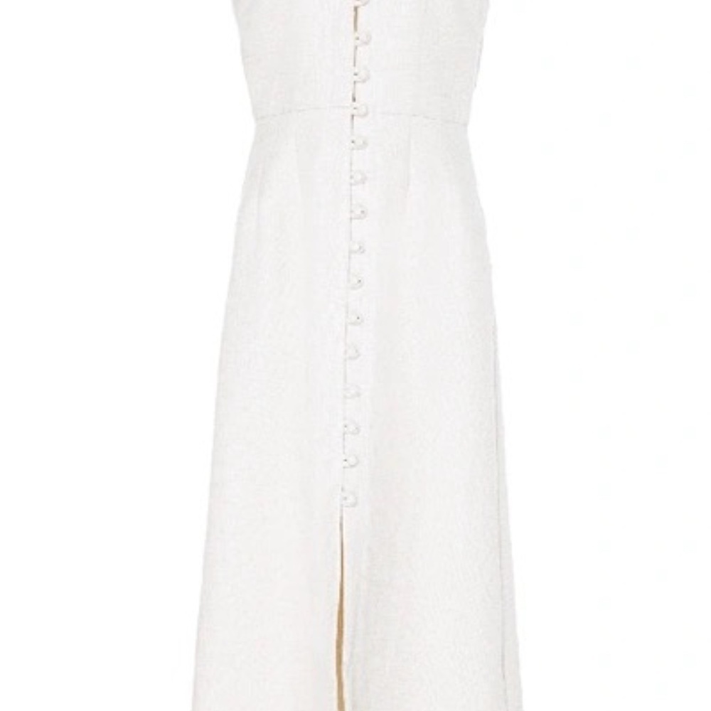 CULT GAIA Natural Gia House Dress In White NWT